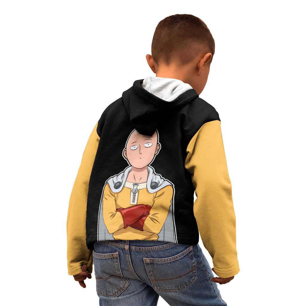Saitama - One Punch Man Kid Hoodie Anime Mix Manga Style