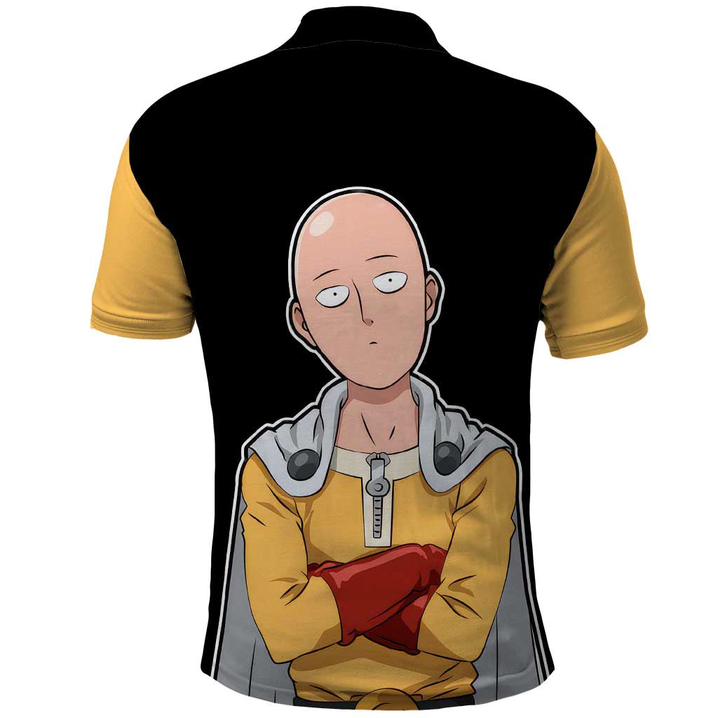 Saitama - One Punch Man Polo Shirt Anime Mix Manga Style