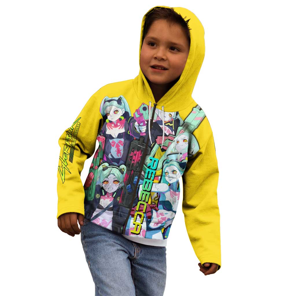 Rebecca - Cyberpunk: Edgerunners Kid Hoodie Anime Style