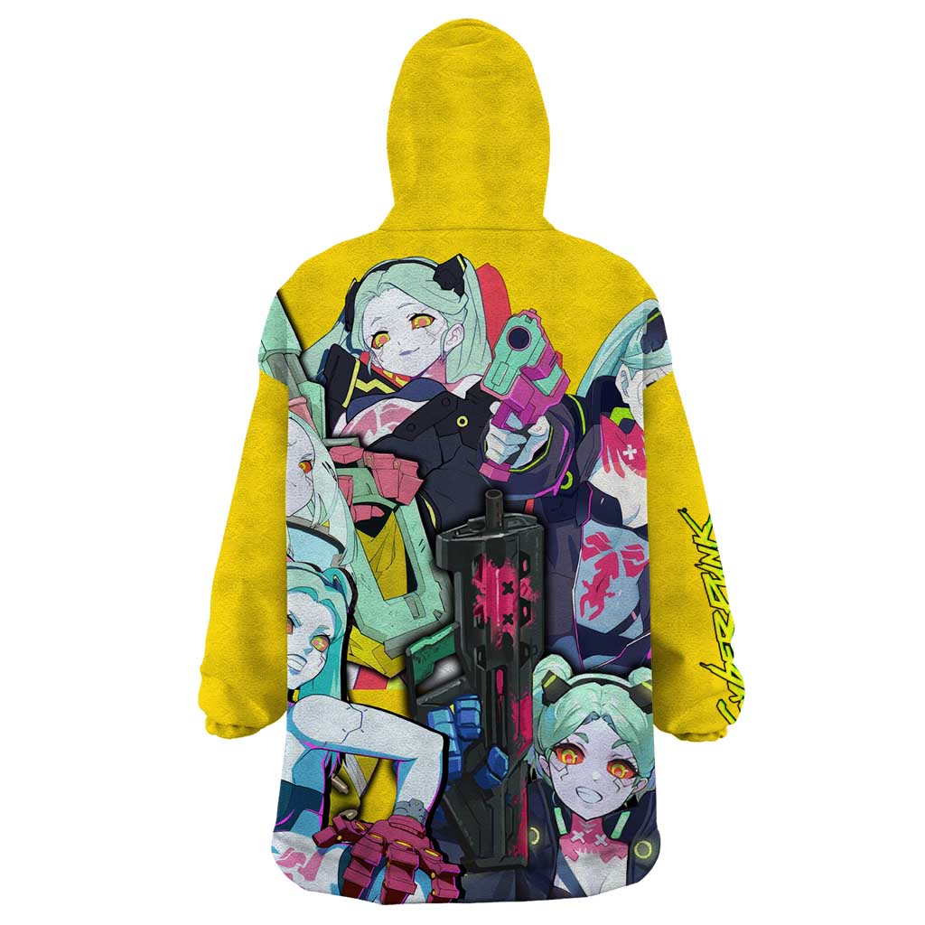 Rebecca - Cyberpunk: Edgerunners Wearable Blanket Hoodie Anime Style