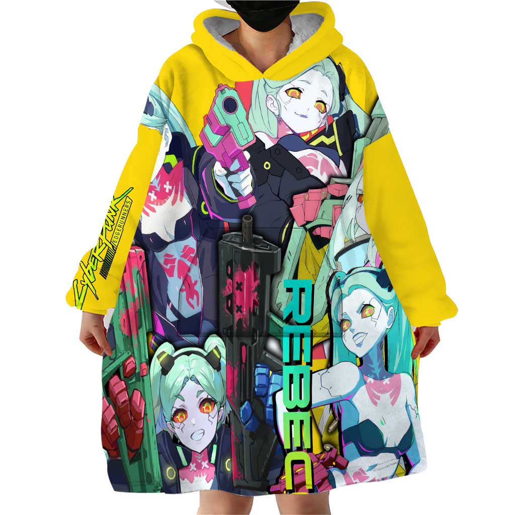 Rebecca - Cyberpunk: Edgerunners Wearable Blanket Hoodie Anime Style