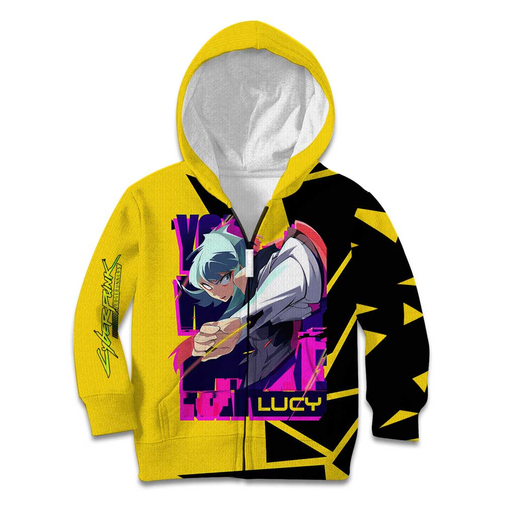 Lucy - Cyberpunk Edgerunners Kid Hoodie Anime Style