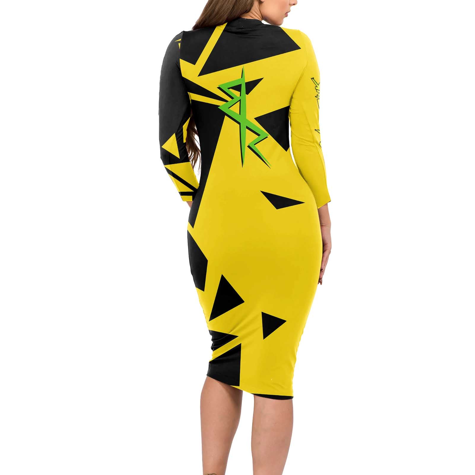 Lucy - Cyberpunk Edgerunners Long Sleeve Bodycon Dress Anime Style