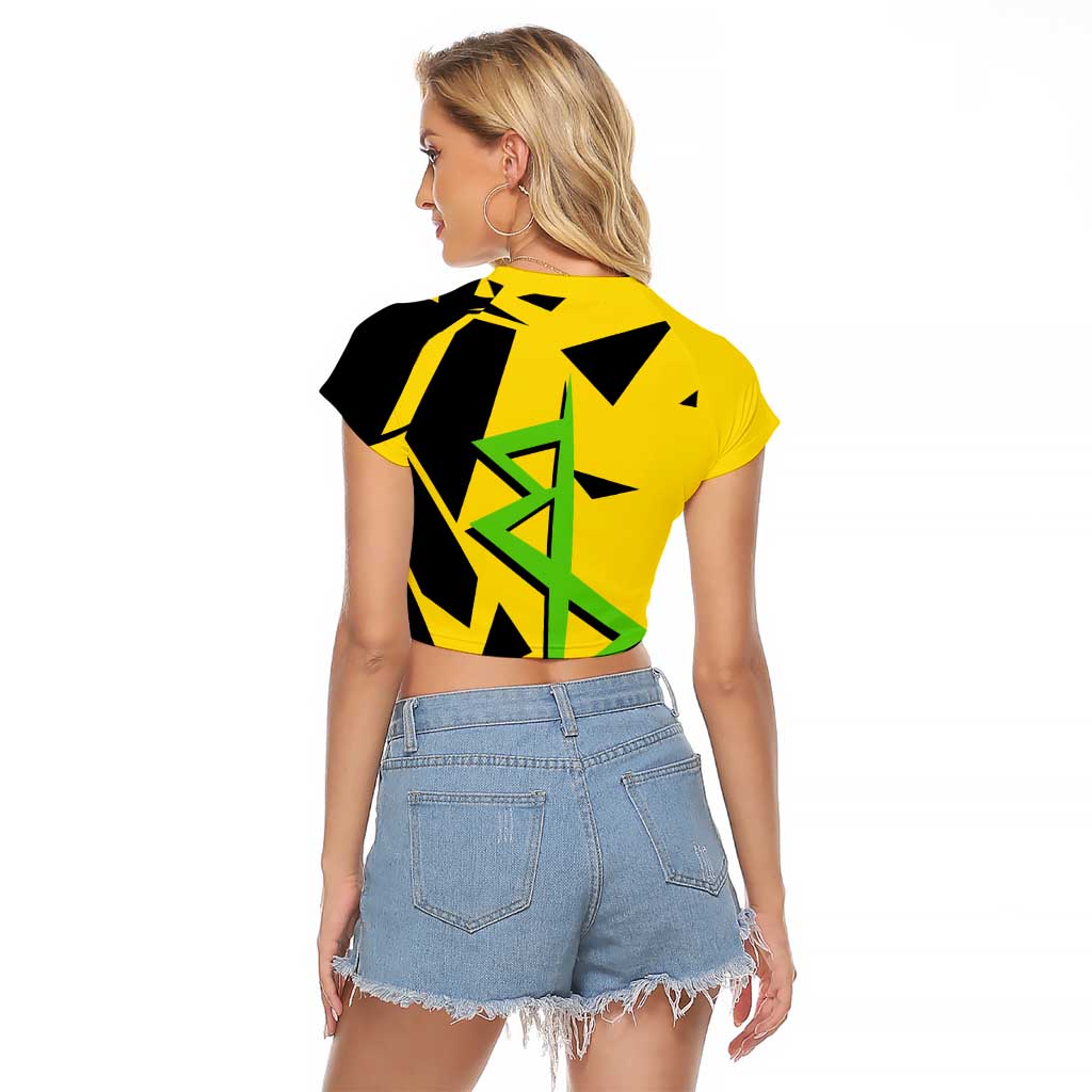 Lucy - Cyberpunk Edgerunners Raglan Cropped T Shirt Anime Style