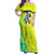 David and Lucy and Rebecca - Cyberpunk Edgerunners Off Shoulder Maxi Dress Anime Style