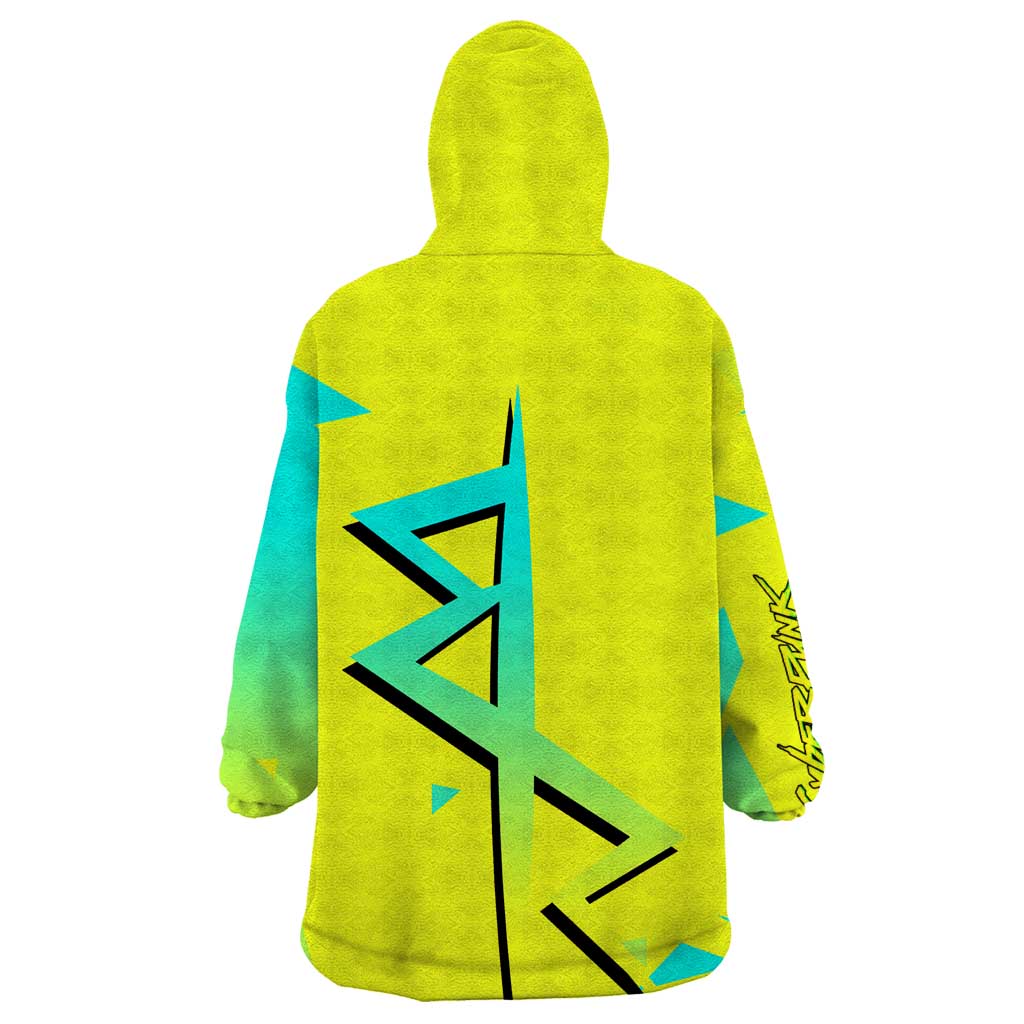 David and Lucy and Rebecca - Cyberpunk Edgerunners Wearable Blanket Hoodie Anime Style