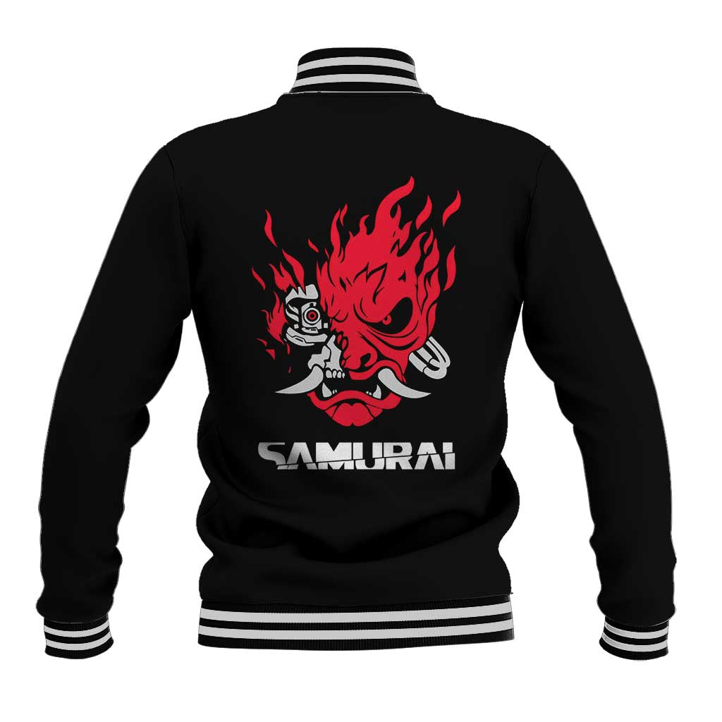 Samurai - Cyberpunk Baseball Jacket Anime Style