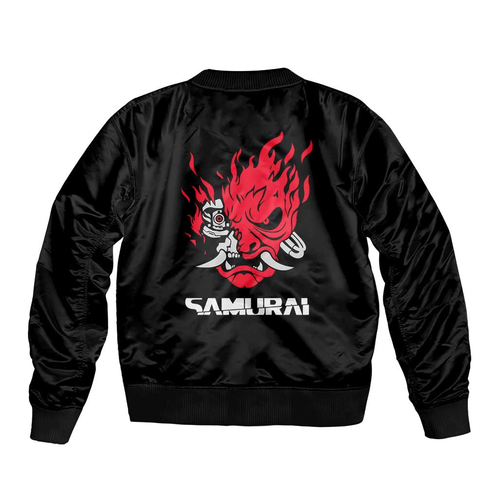 Samurai - Cyberpunk Bomber Jacket Anime Style