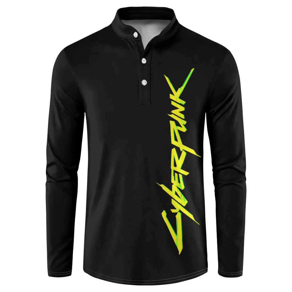 Samurai - Cyberpunk Button Sweatshirt Anime Style