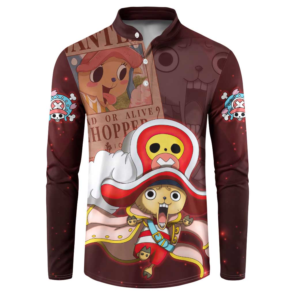 Tony Tony Chopper - One Piece Button Sweatshirt Anime Style