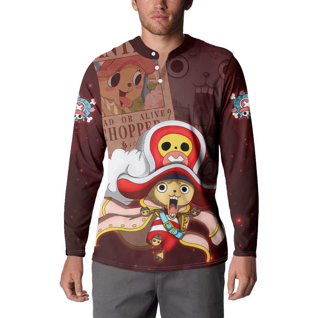 Tony Tony Chopper - One Piece Button Sweatshirt Anime Style