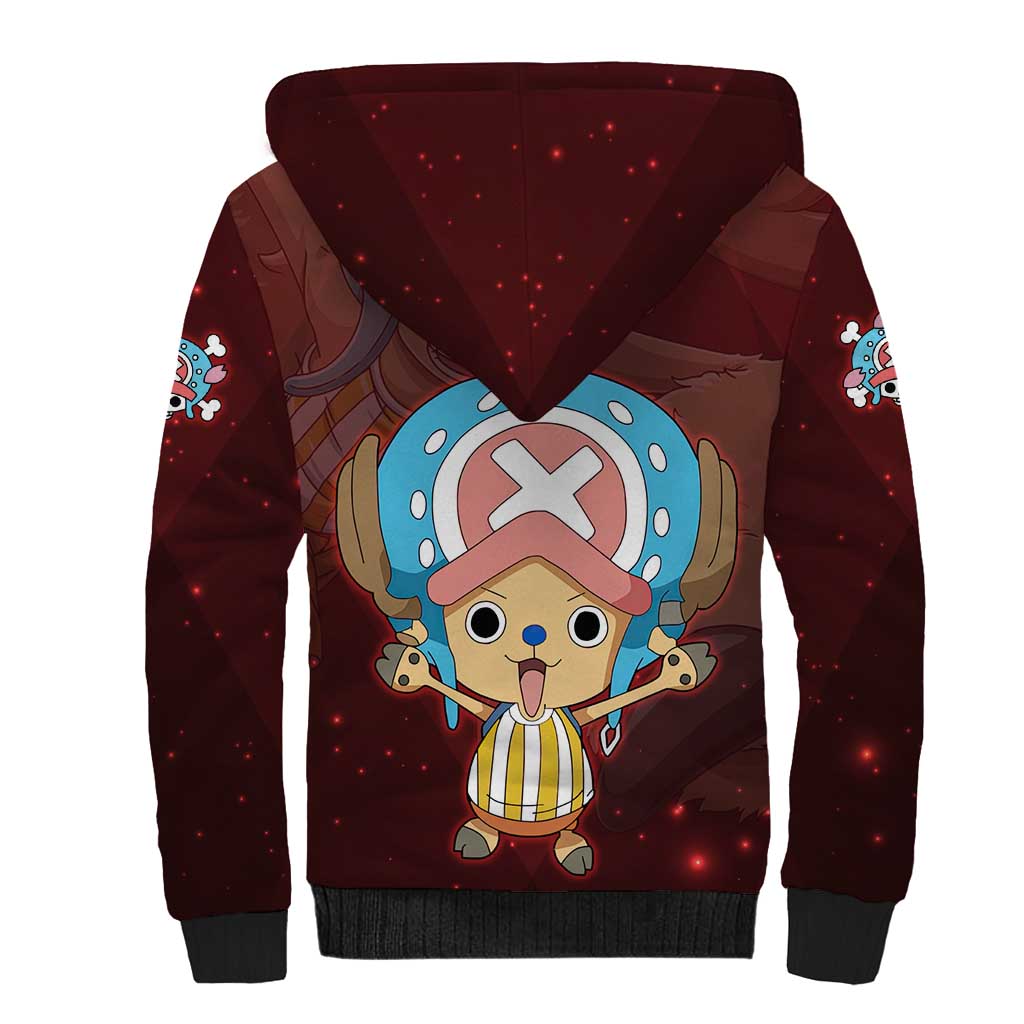 Tony Tony Chopper - One Piece Sherpa Hoodie Anime Style