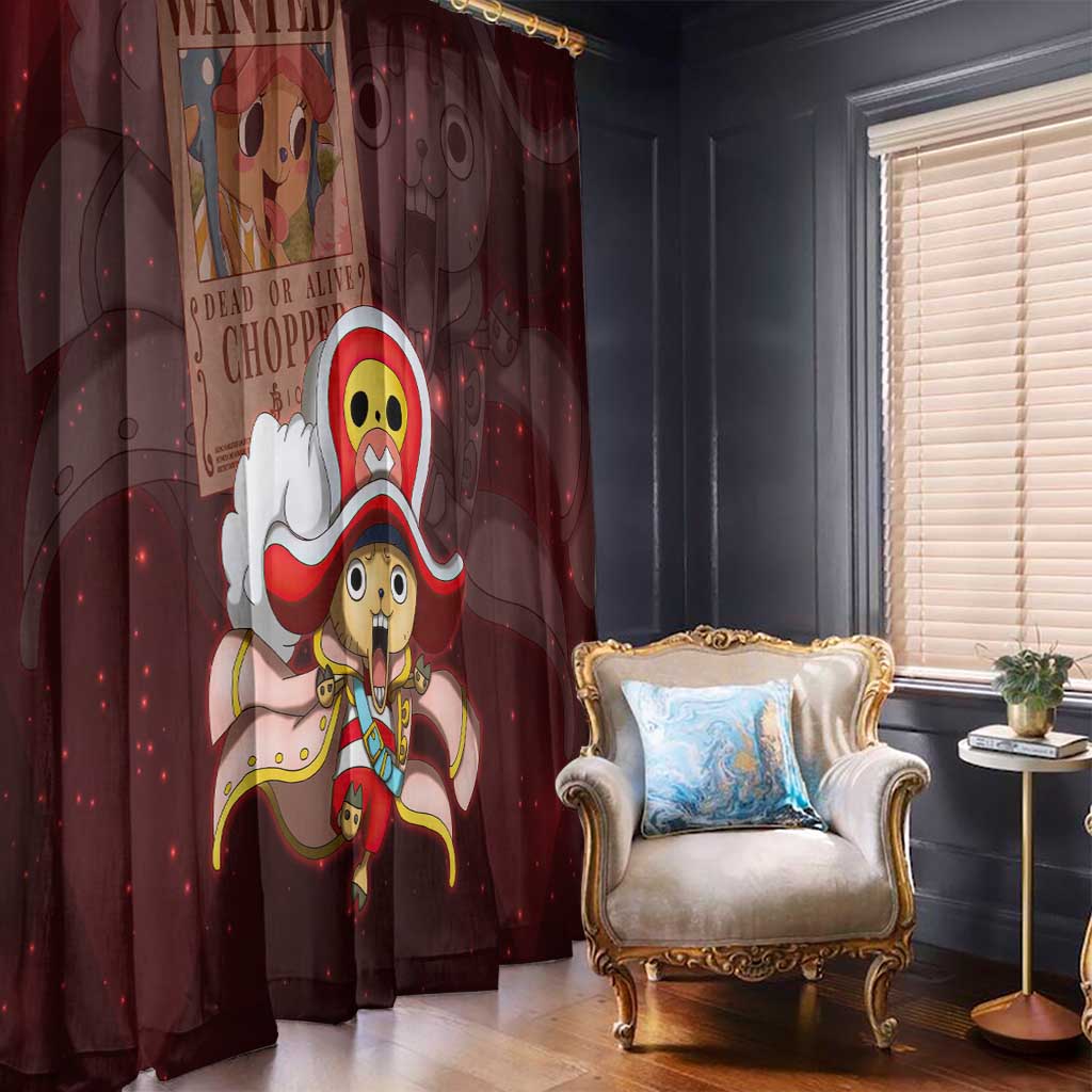 Tony Tony Chopper - One Piece Window Curtain Anime Style