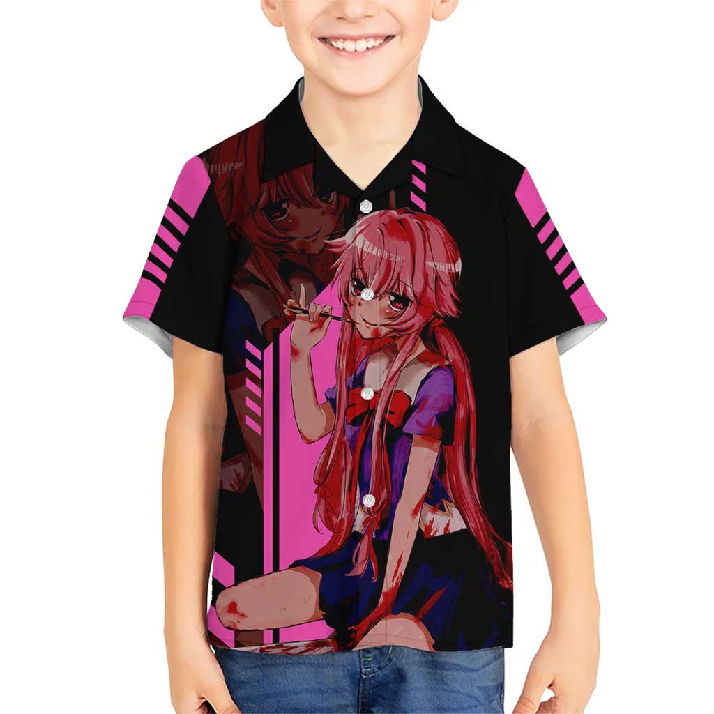 Mirai Nikki - Future Diary Hawaiian Shirt Anime Style