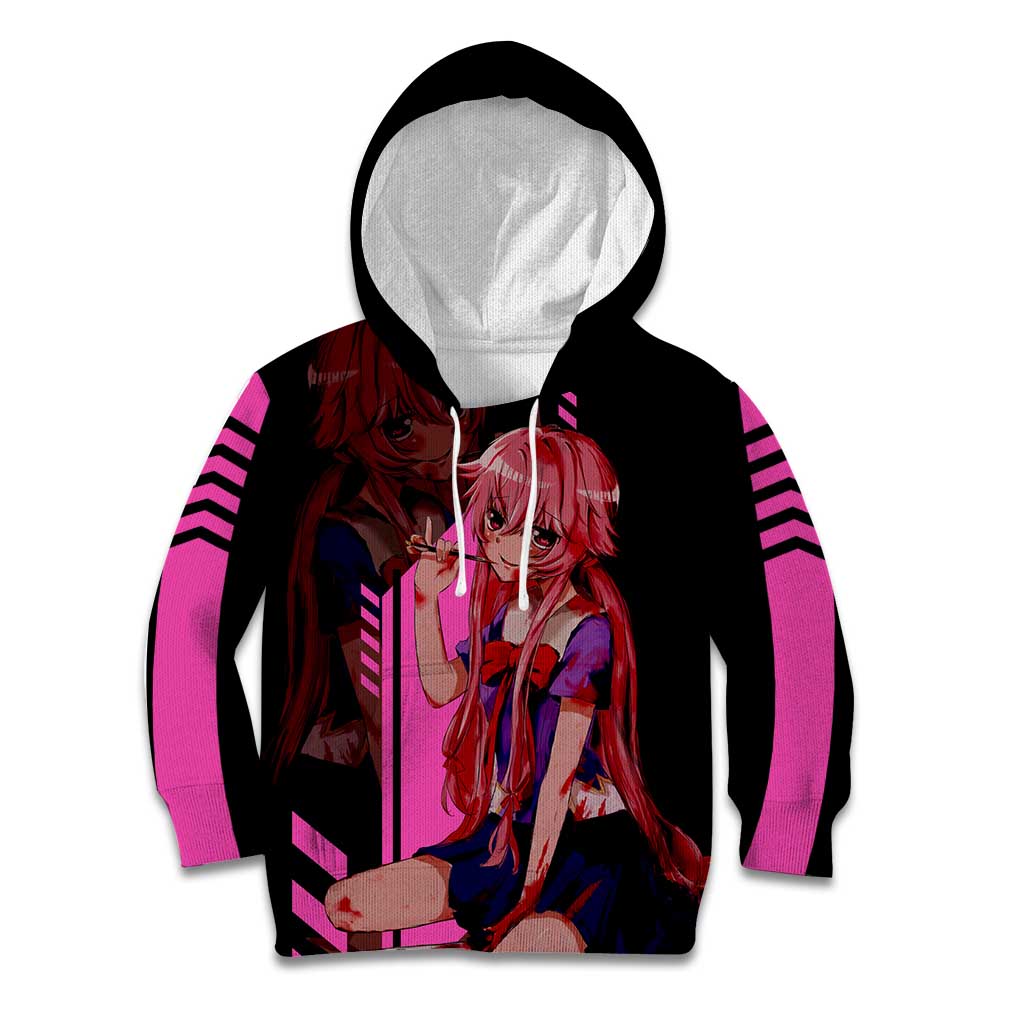 Mirai Nikki - Future Diary Kid Hoodie Anime Style