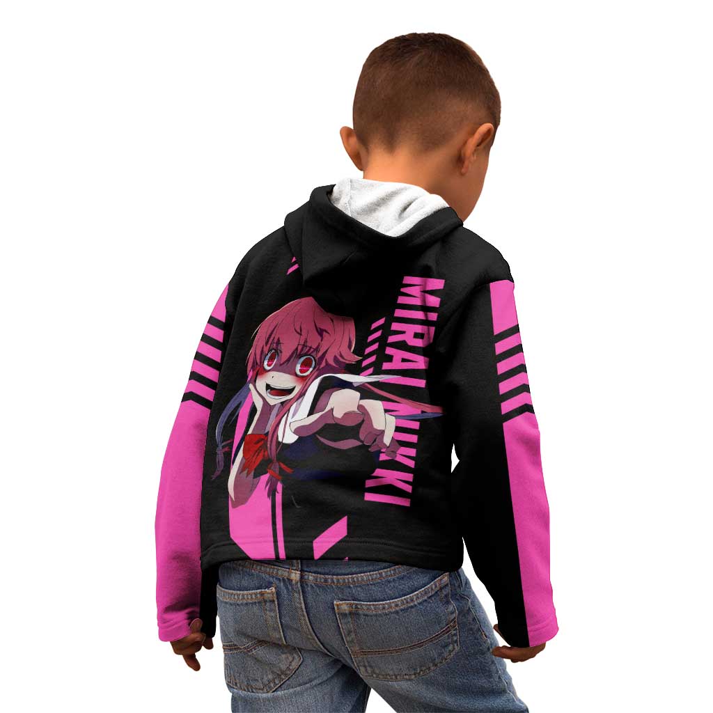 Mirai Nikki - Future Diary Kid Hoodie Anime Style