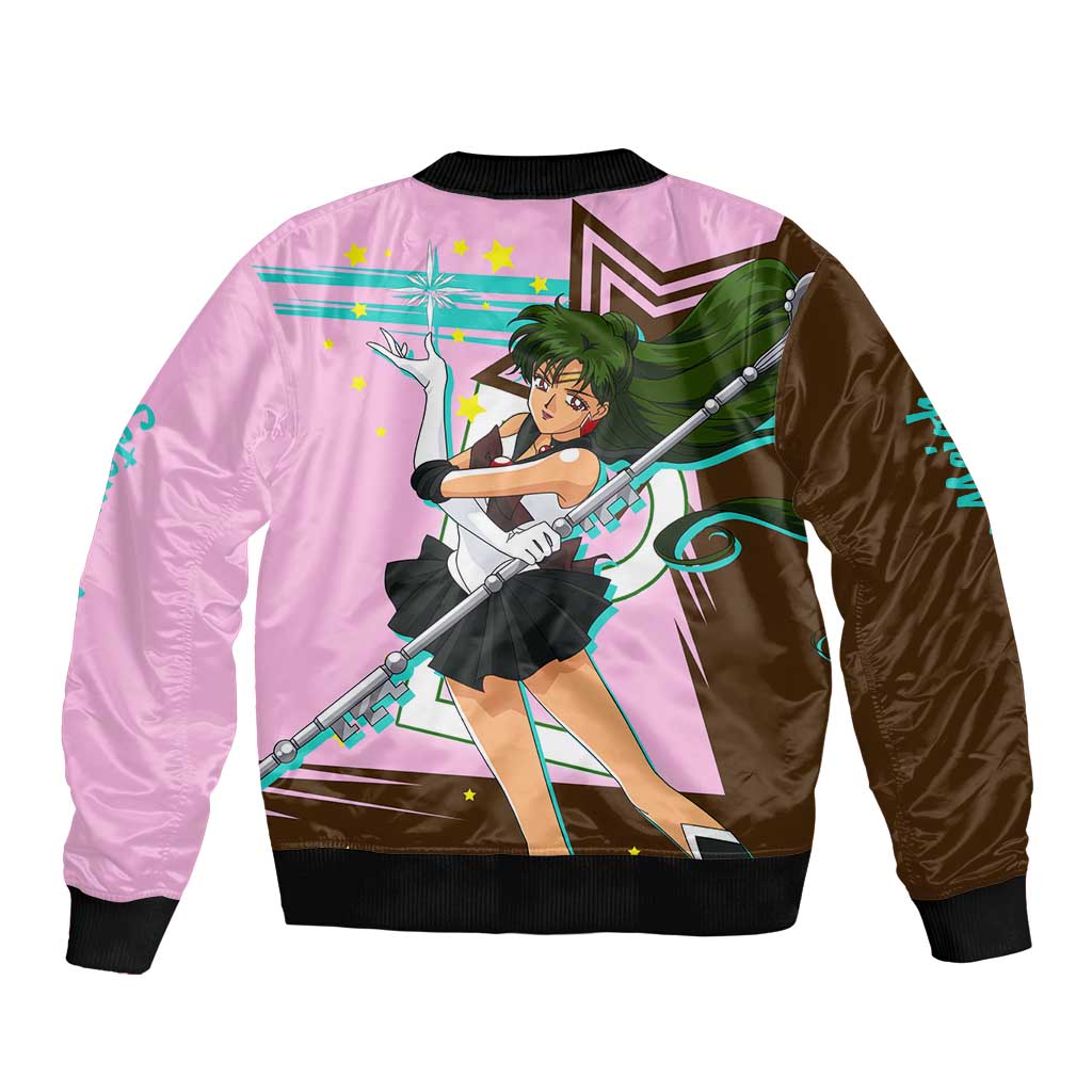 Sailor Pluto Setsuna Meioh - Sailpor Moon Bomber Jacket Anime Style