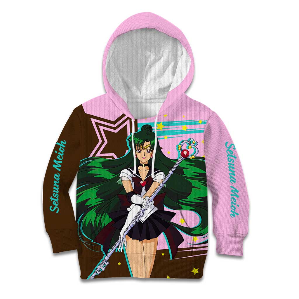 Sailor Pluto Setsuna Meioh - Sailpor Moon Kid Hoodie Anime Style