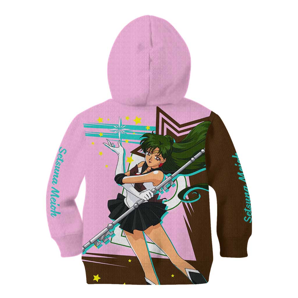 Sailor Pluto Setsuna Meioh - Sailpor Moon Kid Hoodie Anime Style