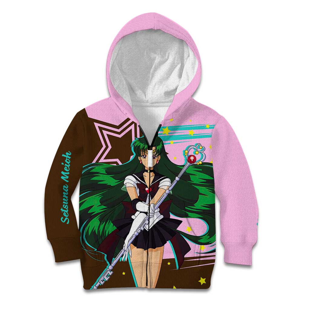 Sailor Pluto Setsuna Meioh - Sailpor Moon Kid Hoodie Anime Style