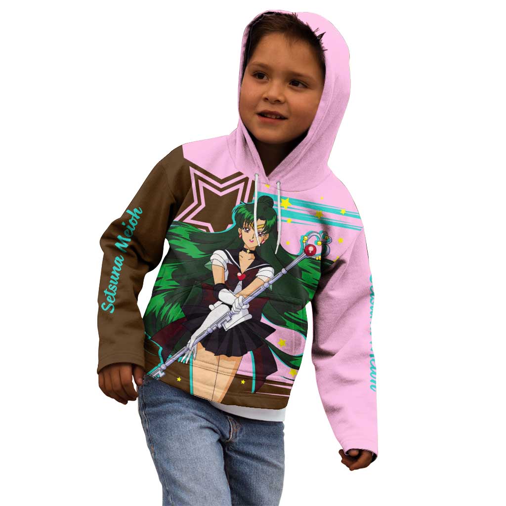 Sailor Pluto Setsuna Meioh - Sailpor Moon Kid Hoodie Anime Style