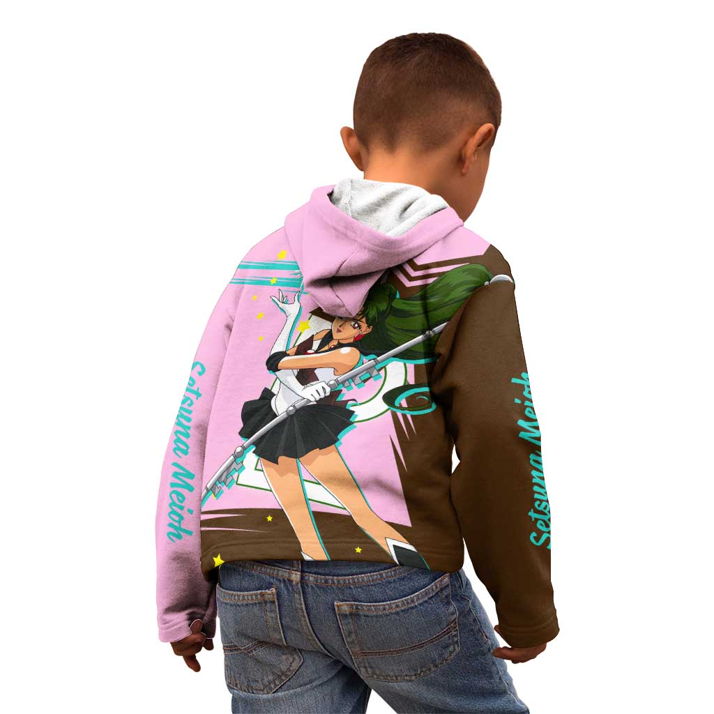 Sailor Pluto Setsuna Meioh - Sailpor Moon Kid Hoodie Anime Style