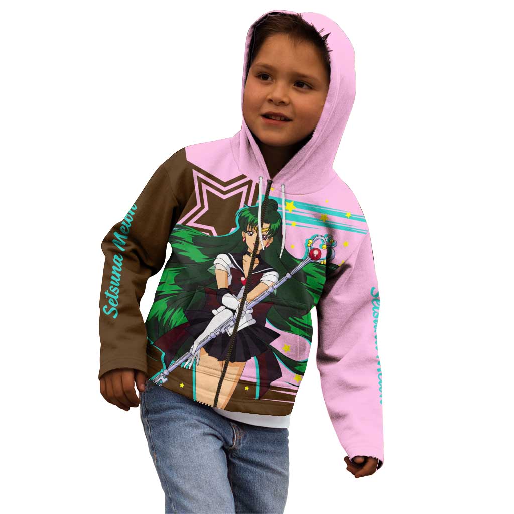 Sailor Pluto Setsuna Meioh - Sailpor Moon Kid Hoodie Anime Style