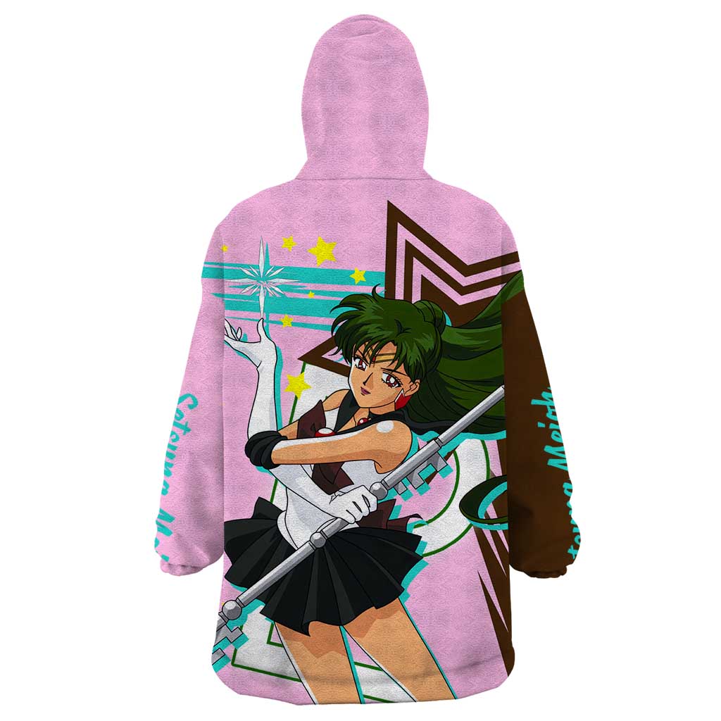 Sailor Pluto Setsuna Meioh - Sailpor Moon Wearable Blanket Hoodie Anime Style