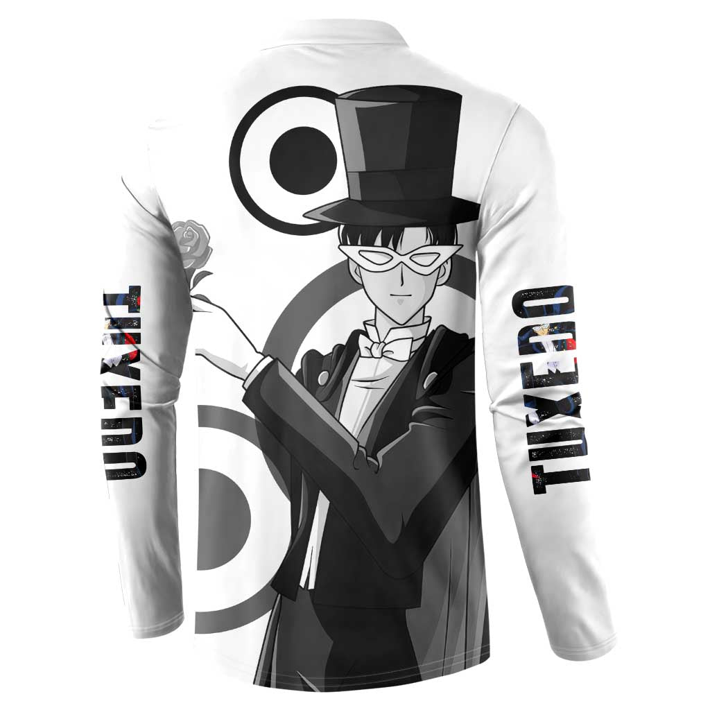 Tuxedo - Sasilor Moon Button Sweatshirt Anime Style
