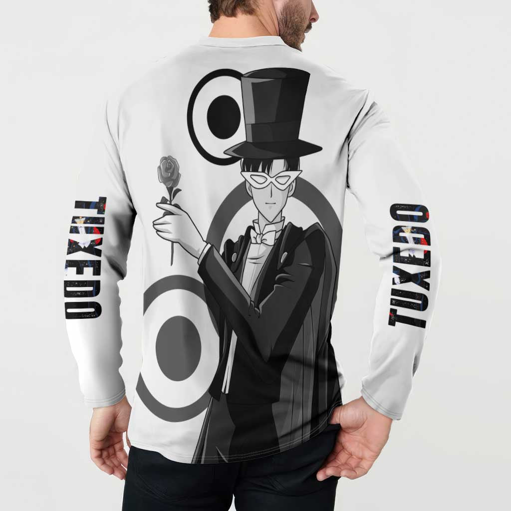 Tuxedo - Sasilor Moon Button Sweatshirt Anime Style
