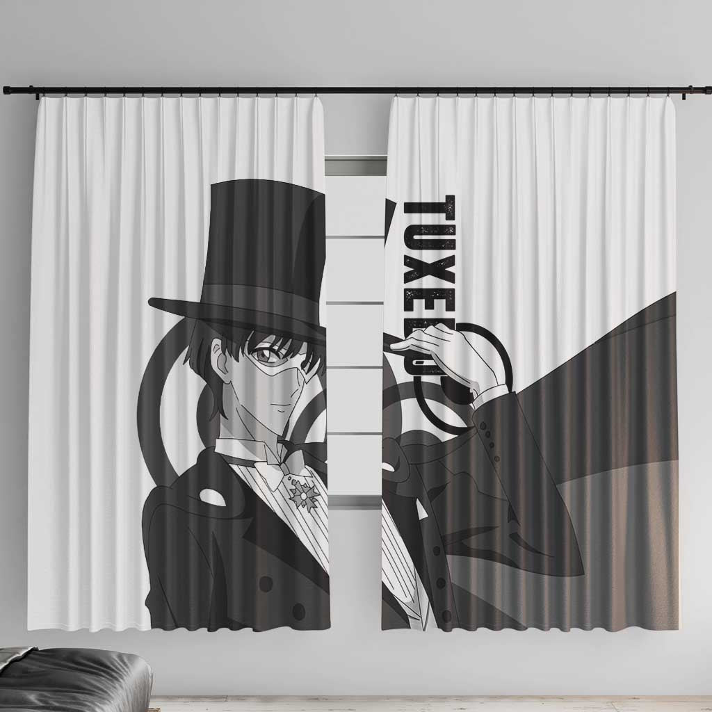 Tuxedo - Sasilor Moon Window Curtain Anime Style