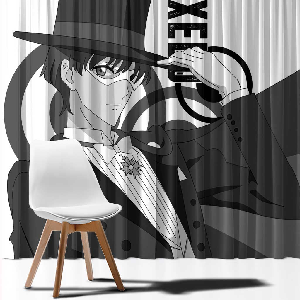 Tuxedo - Sasilor Moon Window Curtain Anime Style