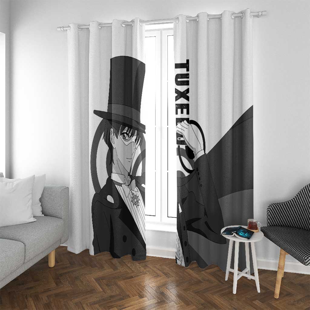 Tuxedo - Sasilor Moon Window Curtain Anime Style