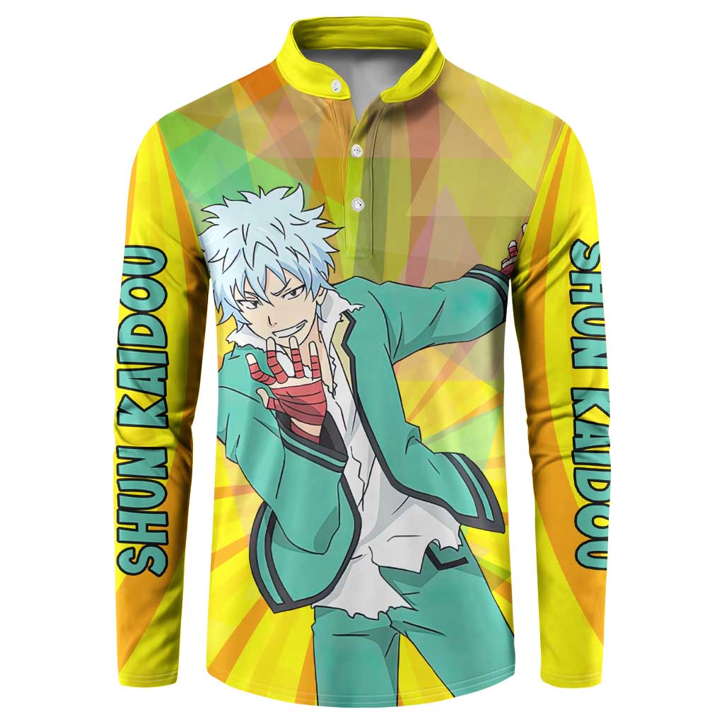 Shun Kaidou - Saiki K Button Sweatshirt Anime Style