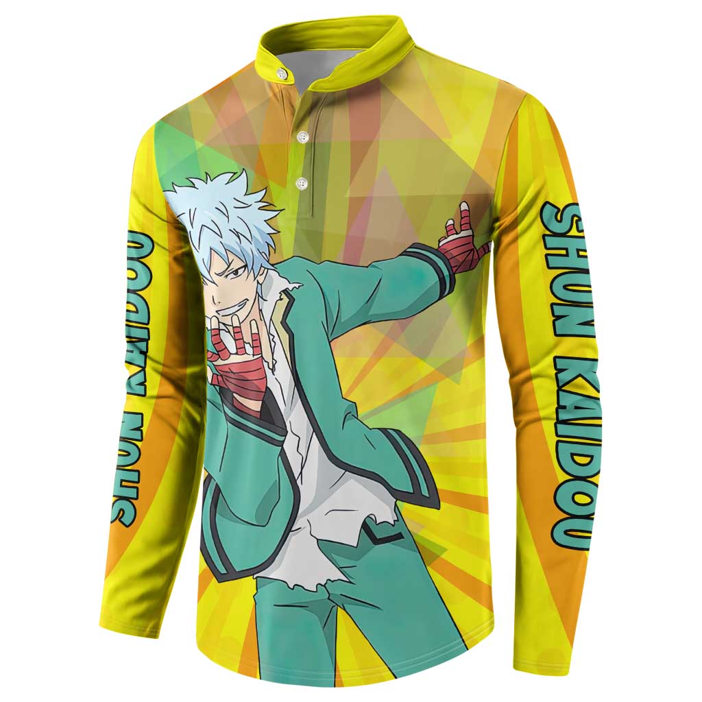 Shun Kaidou - Saiki K Button Sweatshirt Anime Style