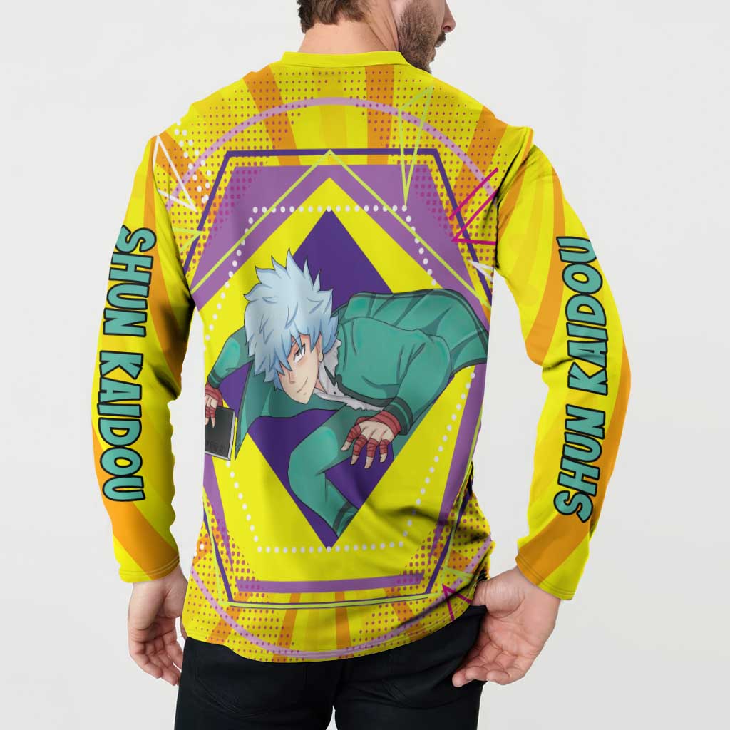 Shun Kaidou - Saiki K Button Sweatshirt Anime Style