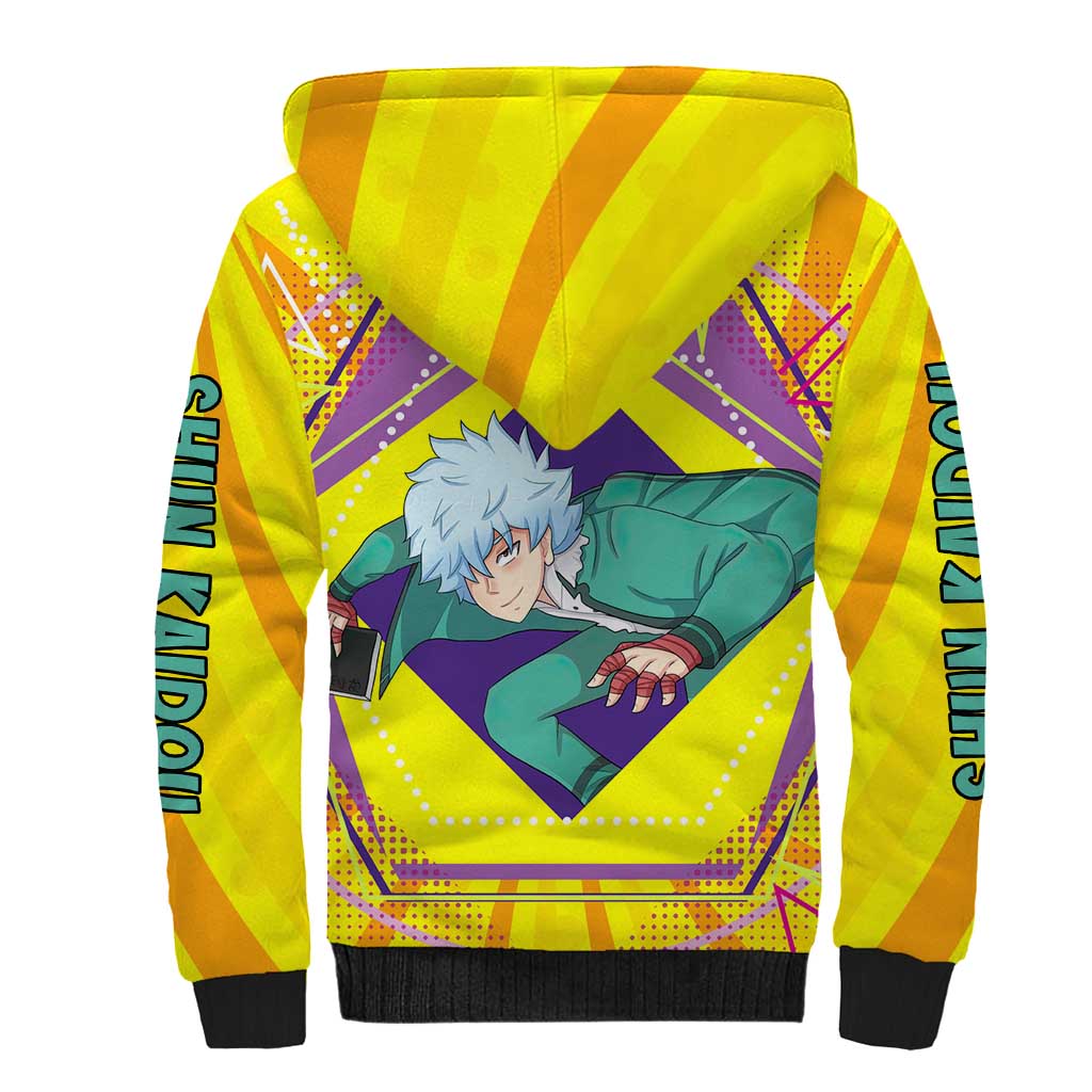 Shun Kaidou - Saiki K Sherpa Hoodie Anime Style