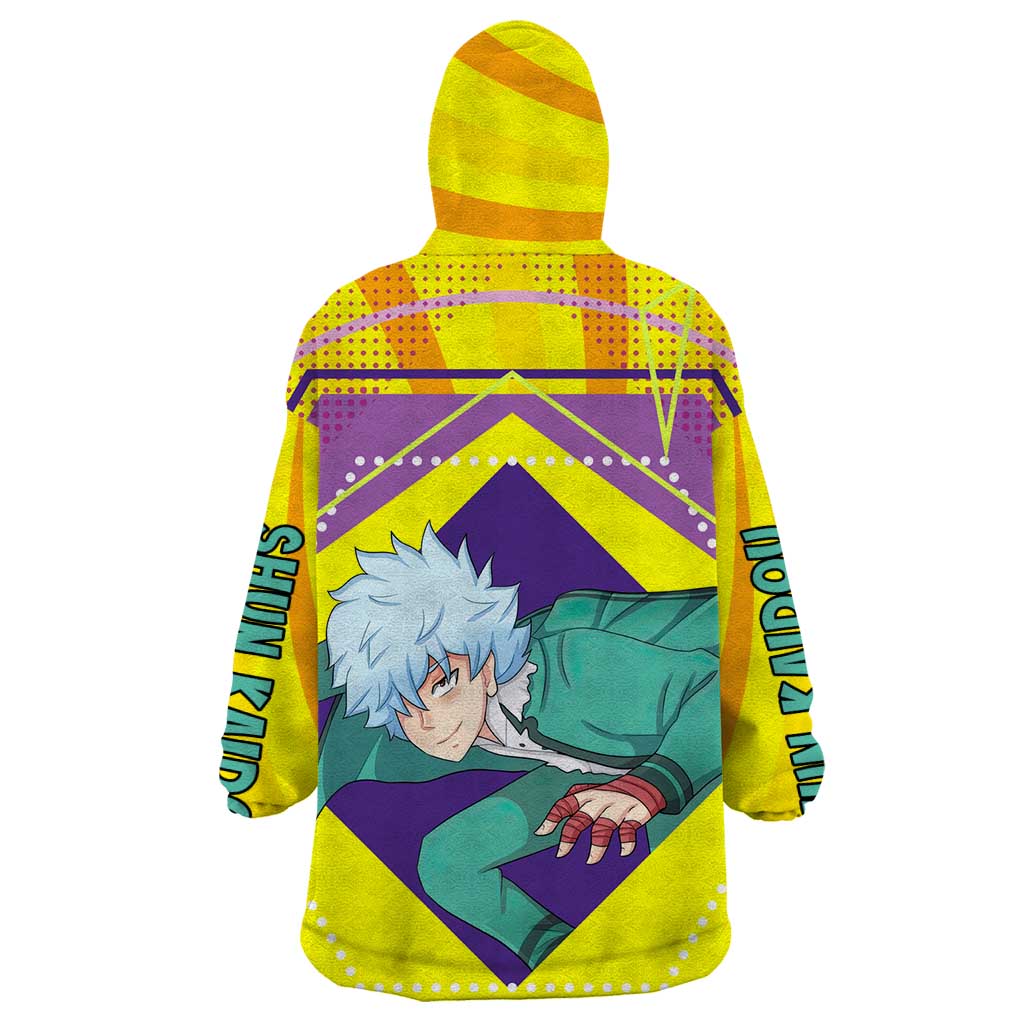 Shun Kaidou - Saiki K Wearable Blanket Hoodie Anime Style