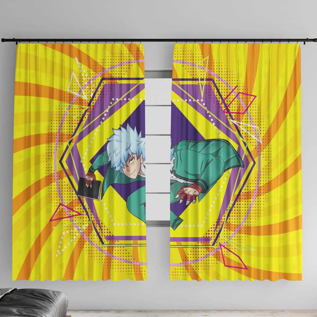 Shun Kaidou - Saiki K Window Curtain Anime Style