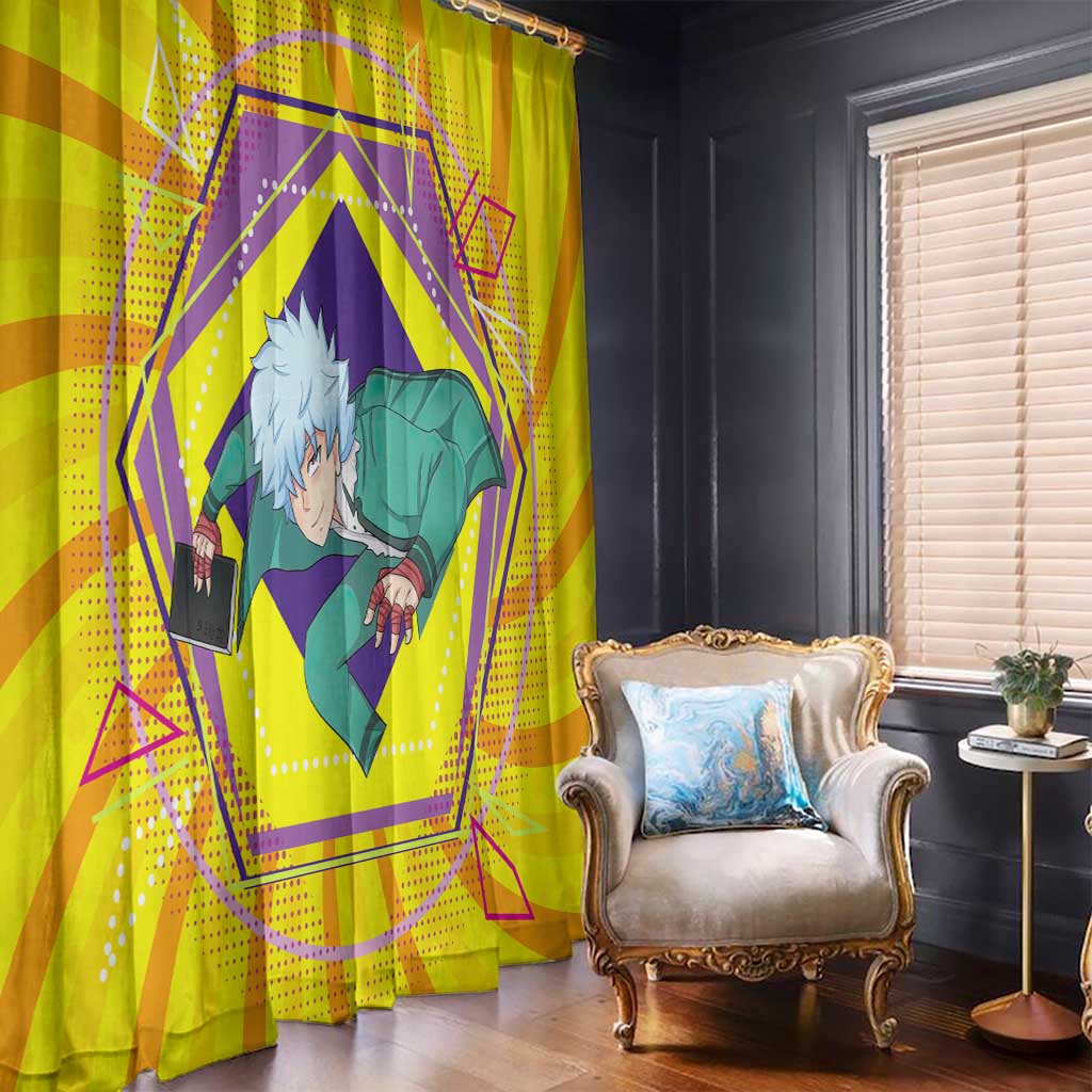 Shun Kaidou - Saiki K Window Curtain Anime Style