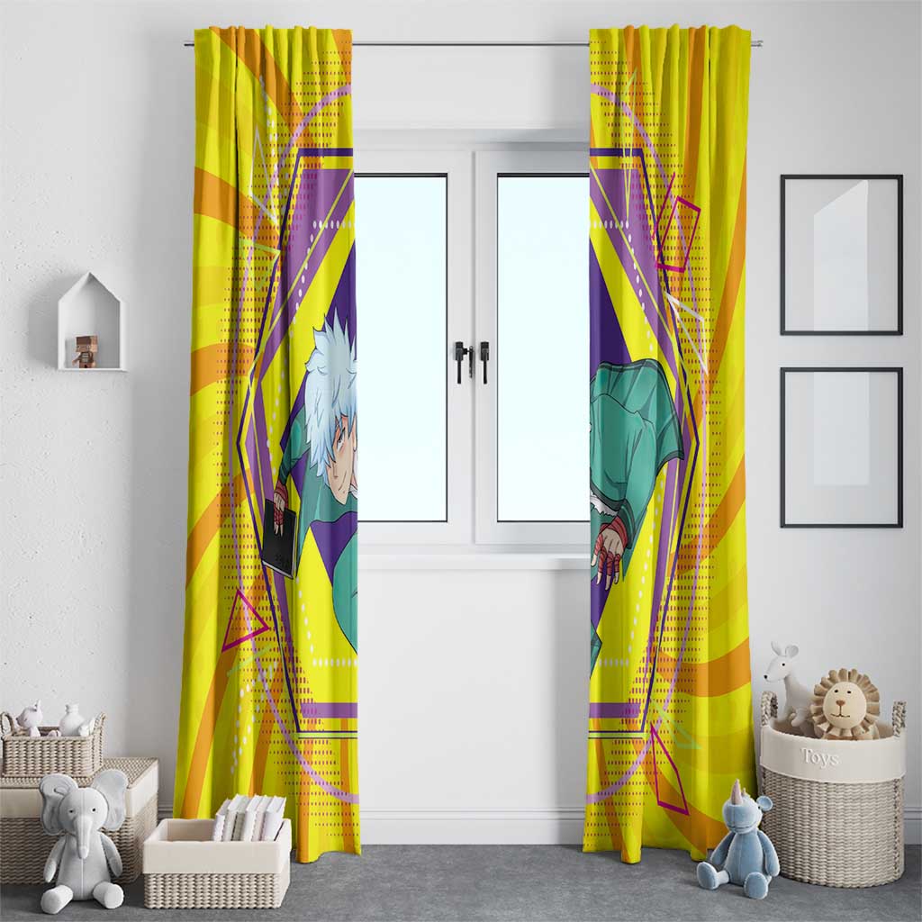 Shun Kaidou - Saiki K Window Curtain Anime Style