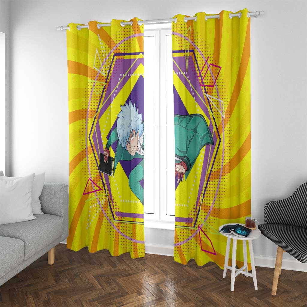 Shun Kaidou - Saiki K Window Curtain Anime Style