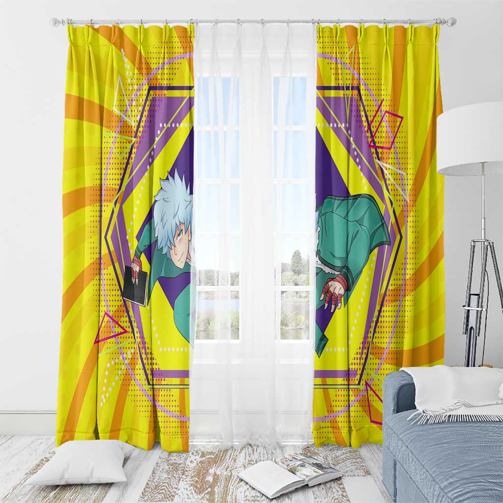 Shun Kaidou - Saiki K Window Curtain Anime Style