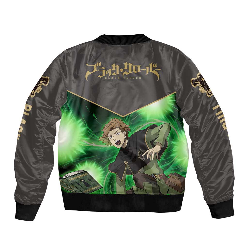 Black Bull Finral Roulacase - Black Clover Bomber Jacket Anime Style