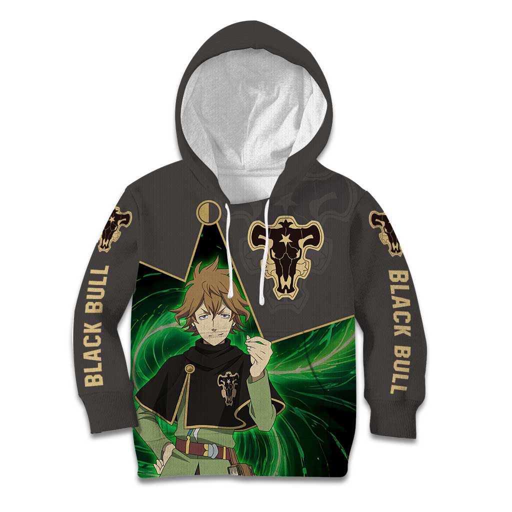 Black Bull Finral Roulacase - Black Clover Kid Hoodie Anime Style