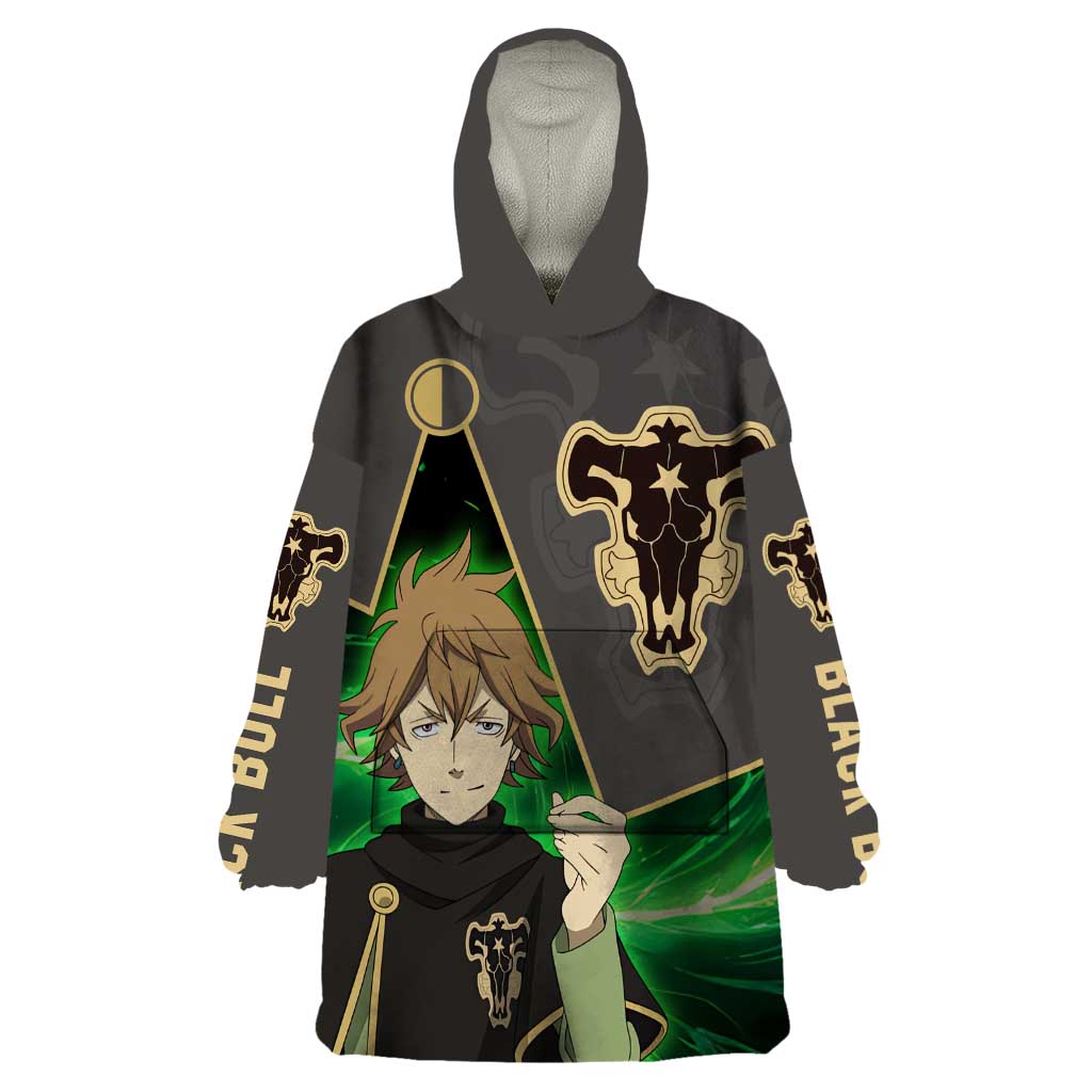 Black Bull Finral Roulacase - Black Clover Wearable Blanket Hoodie Anime Style