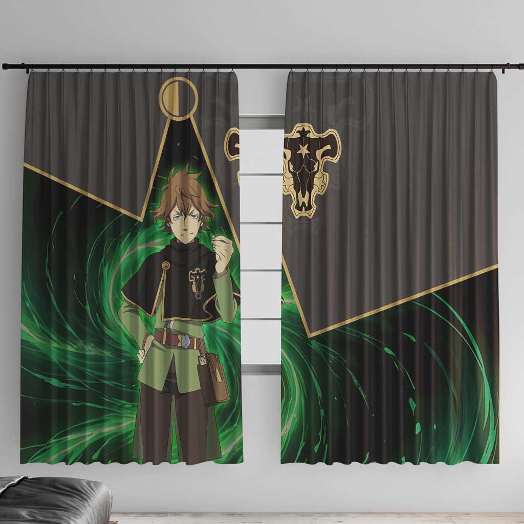 Black Bull Finral Roulacase - Black Clover Window Curtain Anime Style