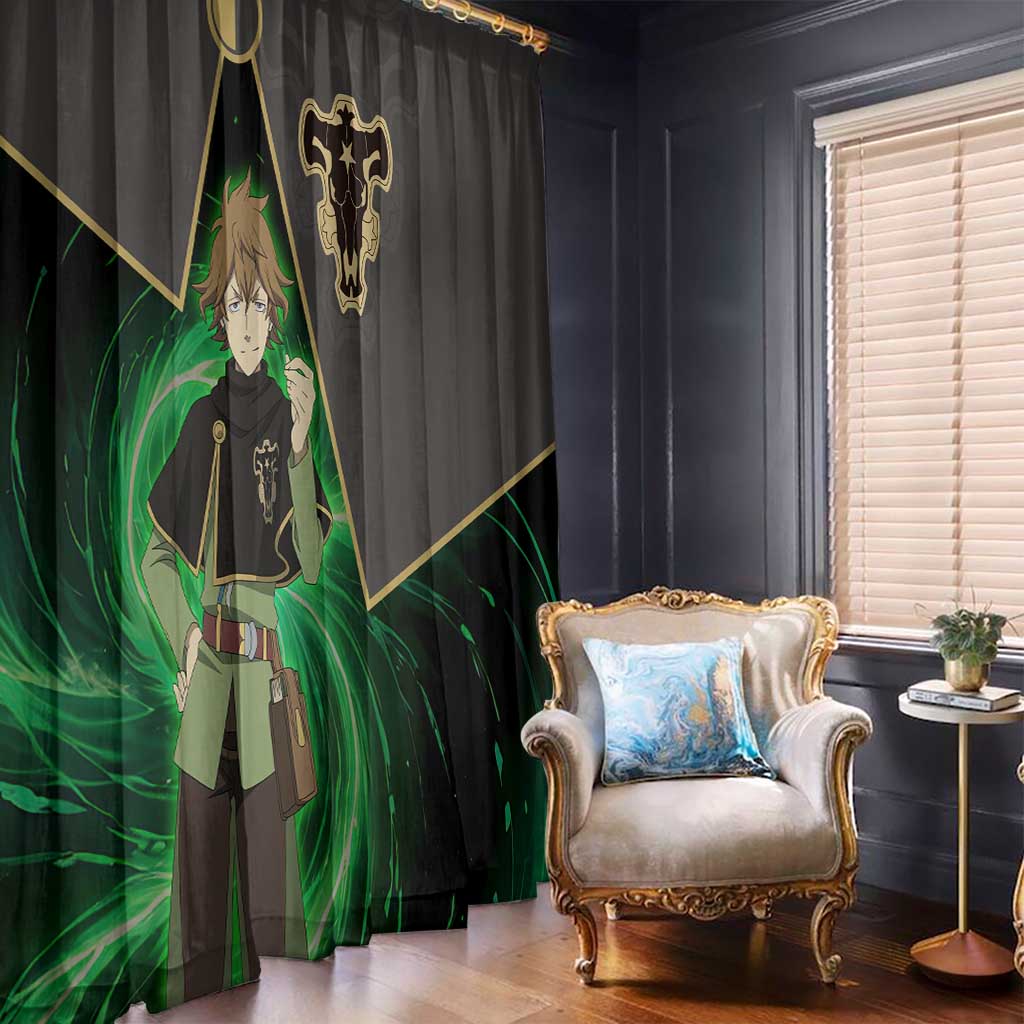 Black Bull Finral Roulacase - Black Clover Window Curtain Anime Style