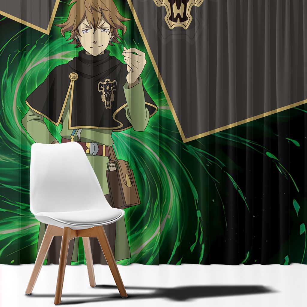 Black Bull Finral Roulacase - Black Clover Window Curtain Anime Style