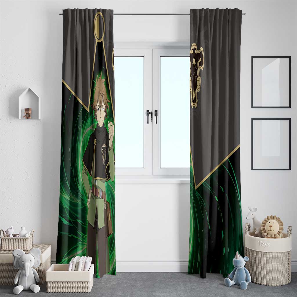 Black Bull Finral Roulacase - Black Clover Window Curtain Anime Style